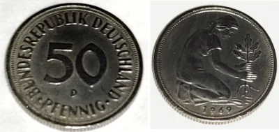 darino - 50 Pfennigow z 69r
#numizmatyka #monety