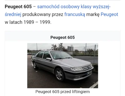 pesymistyk - Peugeot 605

Tag do czarnej listy #gykd 

Plus pod tym postem do woł...