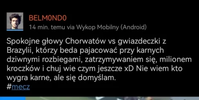 BELM0ND0 - Uznani, doświadczeni eksperci z TVP: #!$%@? wie kto wygra. Karne to loteri...