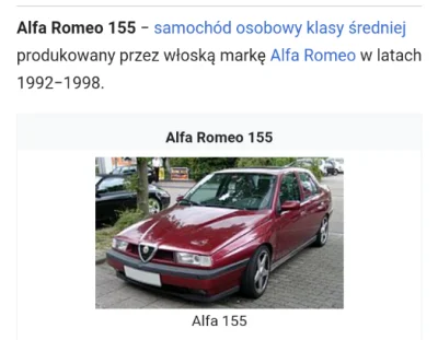 pesymistyk - Alfa Romeo 155

Tag do czarnej listy #gykd

Plus pod tym postem do w...