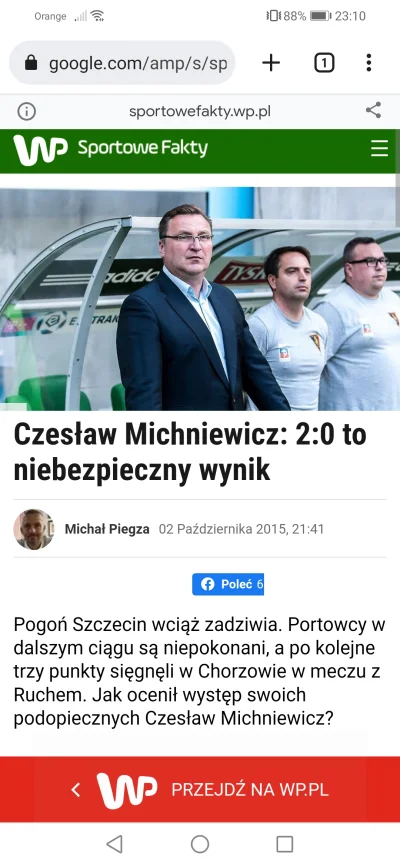 rz3zni4 - Pan selekcjoner to jednak fachowiec jest. Nosem wciaga wielu trenerów. 
#m...