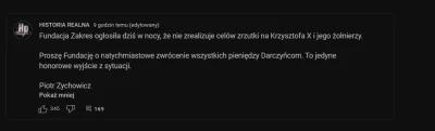 Ronin69 - komentarz Zychowicza: