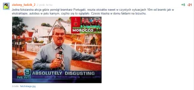 zielonyludzik2 - > każdy normalny fan to był za Portugalią, bo Maroko gra gówniany, d...