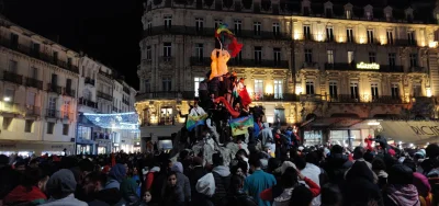 piter91r - Mieszkam w Montpellier we Francji i tak właśnie wyglądał główny rynek po w...