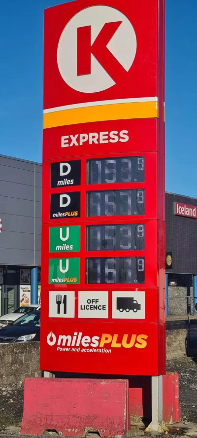 Irlandiano - > fuel price europe

@ery78: Tak, w Irlandii pokazuje 1.744 za benzynę...