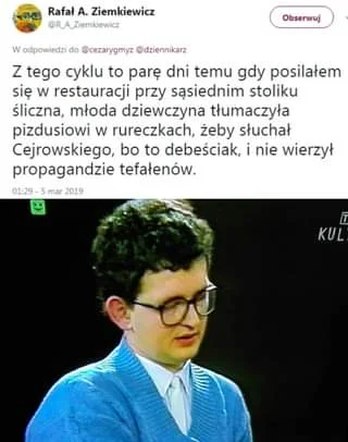 200Amra - @vZGLSjkzfn: Buc ziemkiewicz wyśmiewa jak zwykle facetów że są zniewieścial...