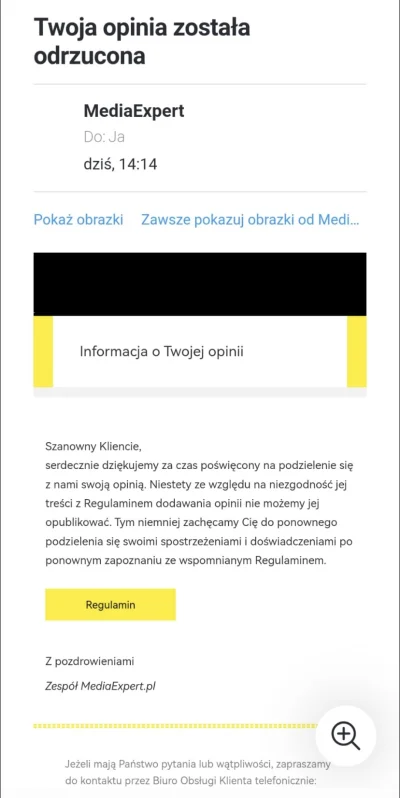 TymArt - A gdy chcesz dodać opinie produktu i nie wypowiedziałeś się pozytywnie…