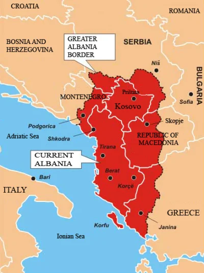 Zeiss - @Stepere1234: Wykopowe NPC "kibicują" Albańczykom bo "Serbia bad, Kosovo good...