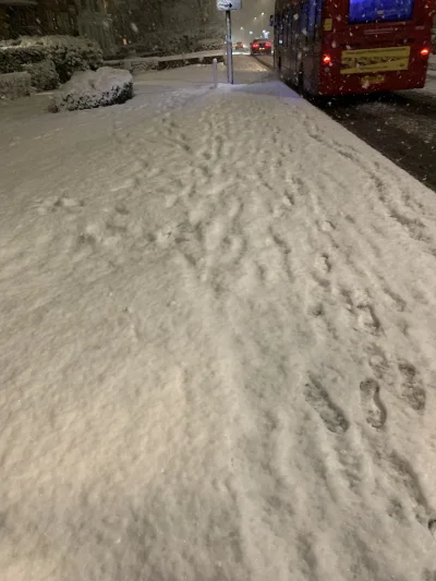 Bittersteel - Ale śniegu nawaliło w #londyn #uk