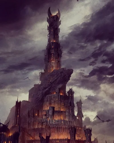 wfyokyga - Barad-dûr, ostatni bastion demokracji w śródziemiu.