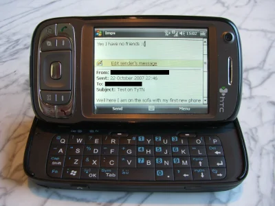 wjtk - HTC Tytn II, bardzo ciekawy smartfon z... Windowsem ;)