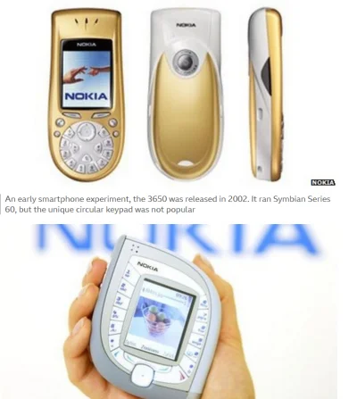 ameliniummm - > Z czego tylko Nokia oferowała intuicyjne działanie, a potem Sony Eric...