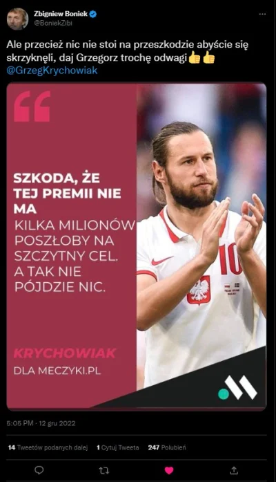 Cosipi - Zibi Boniek to jest gość...
Najlepszy piłkarz w historii polski który popro...