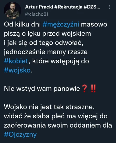 sing - Ja się wojska nie boję, tak samo jak nie boję się magazynów, żabek i stacji be...