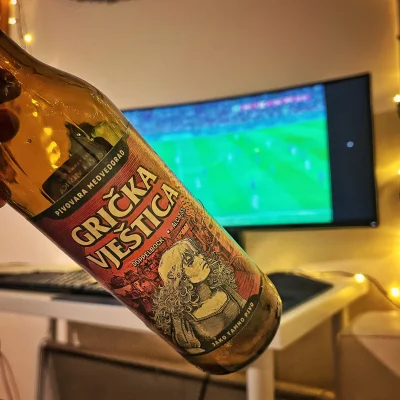 Biebrzanski_Ghul - Może i nudny #mecz ale przynajmniej z chorwackim #piwo i w #chorwa...