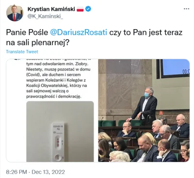 Headcrab_B - Dariusz Rosati przyszedł do sejmu, mając COVID-19. Czy potępiasz jego za...