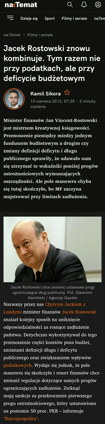 Volki - @Dragonan 
 No rzeczywiście. Jakie to wielkie pretensje masz do tych ludzi, j...