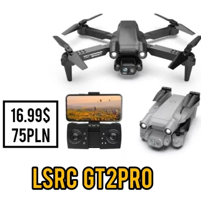 CudaliPL - LSRC GT2PRO 2.4G 4CH WIFI FPV Dron

✅Cena po rabacie: 16,99$ (75zł) z VA...