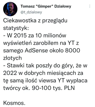 Wirtuoz - Opłaca się dzisiaj być youtuberem. 
Biorąc pod uwagę że #nitrozyniak się kl...