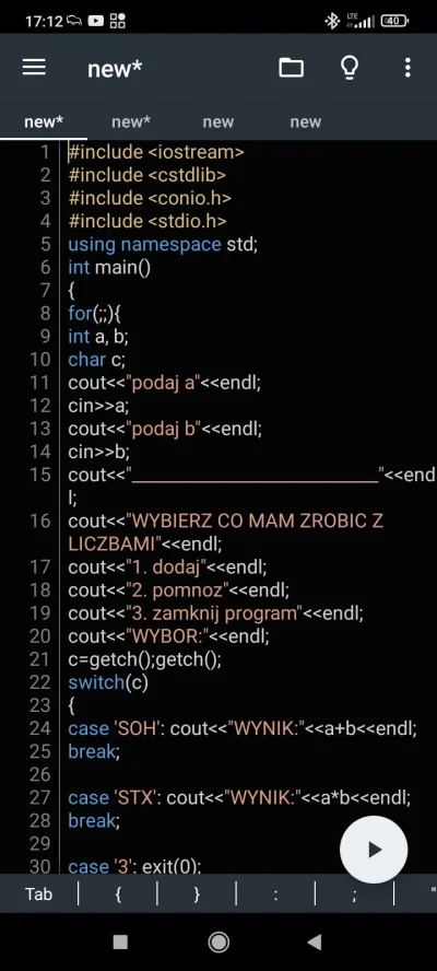 dumnymagazynier - co poprawić aby śmigało to poprawnie? cos nie tak z case switch ale...