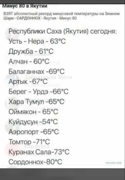 yosemitesam - #rosja #pogoda ##!$%@?
Takie tam, dzisiejsze temperatury z głównych mi...