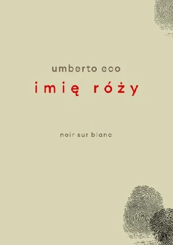ali3en - 2739 + 1 = 2740

Tytuł: Imię róży
Autor: Umberto Eco
Gatunek: literatura...