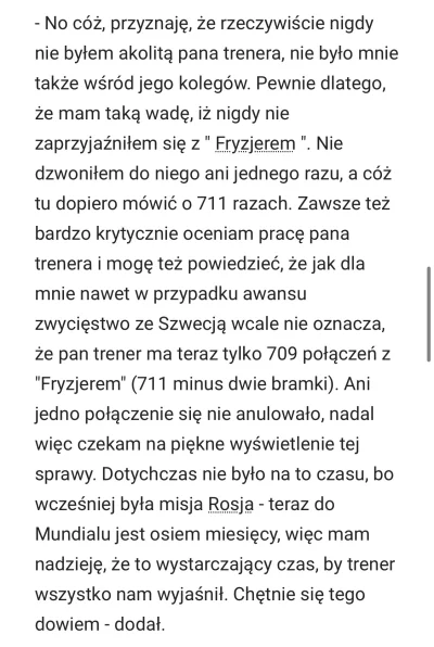 Matioz - @FantaZy: spocona koszula to Stefan Szczepłek, Tuzimek jest zgredem ( ͡° ͜ʖ ...