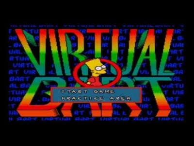 Michalski06 - @patryq9: Kojarzy mi się z jedną z gierek z Virtual Bart na Segę Megadr...