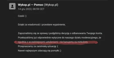 M.....a - @Reepo: sprawa wyjaśniona, przeprosili, a ja urazy nie trzymam ( ͡° ͜ʖ ͡°)