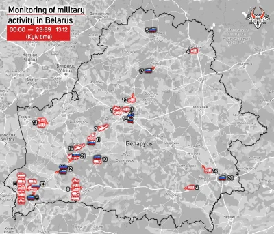 waro - Na tej mapce widać, że orkowie zbierają główne siły na Białorusi w obwodzie br...