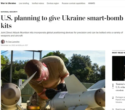 shmatshiage - Ameryka rozważa przekazanie JDAM na Ukrainę
https://www.washingtonpost...