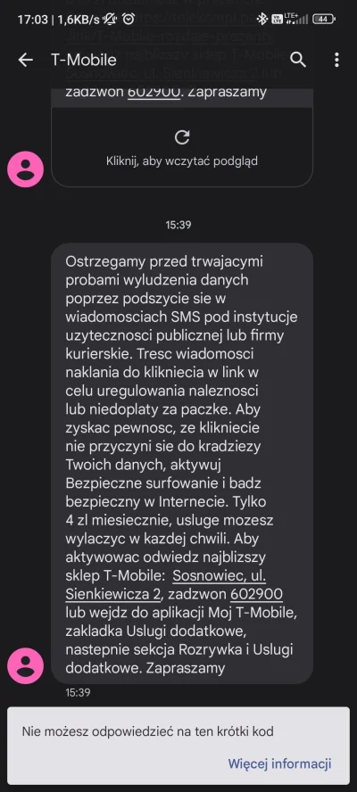 Arthaniel - Fajne dbanie o klienta. 

Za niewielką opłatą operator utrudni oszustom k...