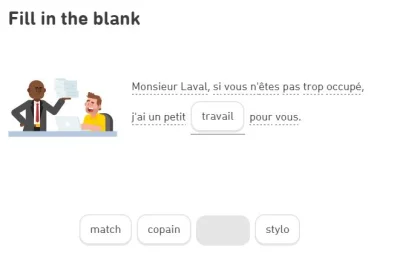 Gavilar - #duolingo #francuski #naukajezykow 

Panie Areczku, mam dla pana bojowe z...