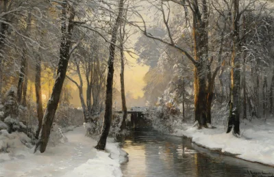 Lifelike - Zimowy las o świcie; Anders Andersen-Lundby
olej na płótnie, 1888 r., 60 ...