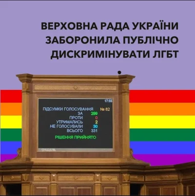 Wiggum89 - Najwyższa Rada Ukrainy zabroniła publicznej dyskryminacji osób homoseksual...