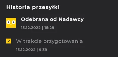 Darson666 - Jest szansa, że jutro paczka będzie u mnie w paczkomacie? 
#inpost 

A, i...