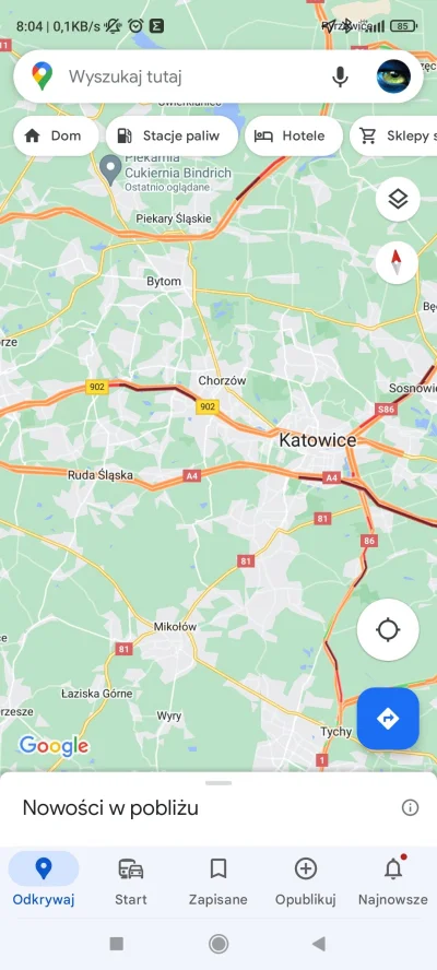 wojtasu - Widzę, że sytuacja na głównych drogach na #slask #katowice stabilna ( ͡º ͜ʖ...
