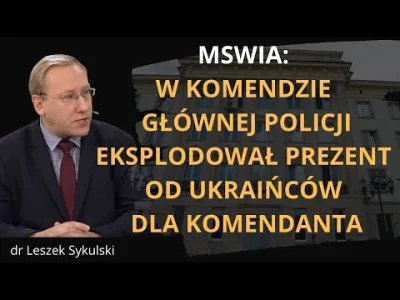 Orage - MSWiA: W Komendzie Głównej Policji eksplodował prezent od Ukraińców dla komen...