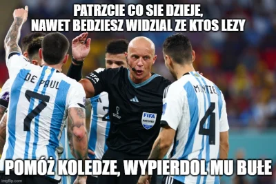 fiedya - Powodzenia panie sędzio :)

#mecz #mundial #kanalsportowy #heheszki #humor...