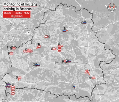 mial85 - Ruskie rozlokowują coraz więcej sprzętu na Białorusi przy polskich granicach...