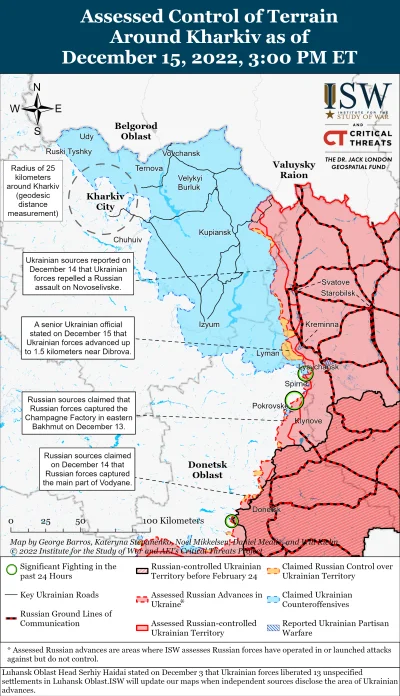 Kagernak - Wschodnia Ukraina

Siły ukraińskie podobno kontynuowały 15 grudnia kontr...