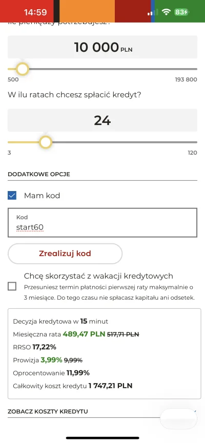 Mistrz_Motyl - @cherk a to jest prawdziwa oferta? Bo aż sprawdziłem z ciekawości i po...