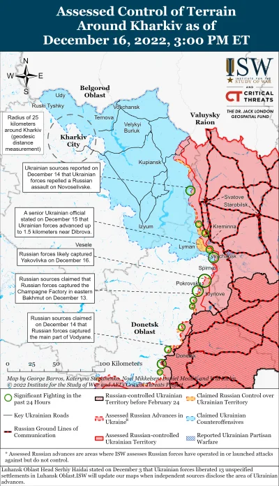 Kagernak - Wschodni obwód charkowski-zachodni obwód ługański

Siły rosyjskie przepr...