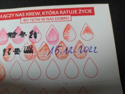 xmarox - 2 885 - 650 = 2 235
Data donacji - 15.12.2022
Rodzaj donacji - płytki krwi z...