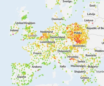 maximilianan - @smyl: serio sommer podał mapę do airly mówiąc, że w Europie jest tak ...