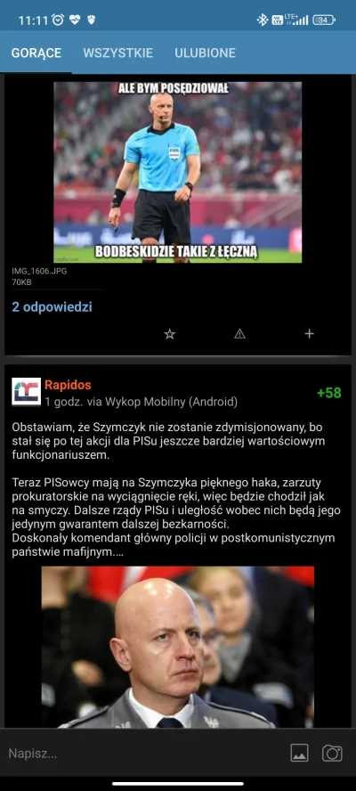 Trolololobumbum - E, paczcie. Skroluje sobie gorące i tu nagle Szymon nad komendantem...