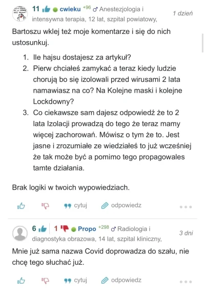 hansschrodinger - Ale jaja mireczki - Fiałka obgadują inni lekarze na zamknietym foru...