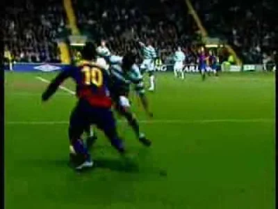 AGS__K - To filmik z meczu Barcelony z Celticiem z lutego 2008 roku, 1/8 finałów LM. ...