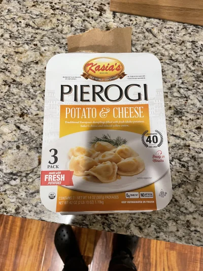 koba01 - Pierogi warte uwagi. Produkowane przez polską firmę w USA. Kupiłem 3-pak w C...