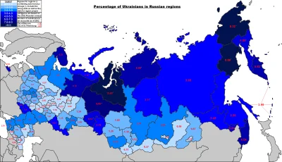 A.....o - Ukraińcy stanowią ok 4% populacji Federacji Rosyjskiej. W wielu regionach s...